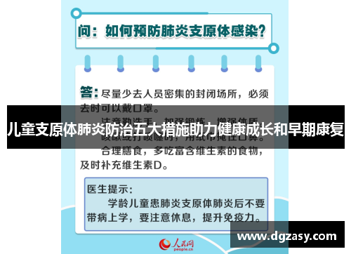 儿童支原体肺炎防治五大措施助力健康成长和早期康复